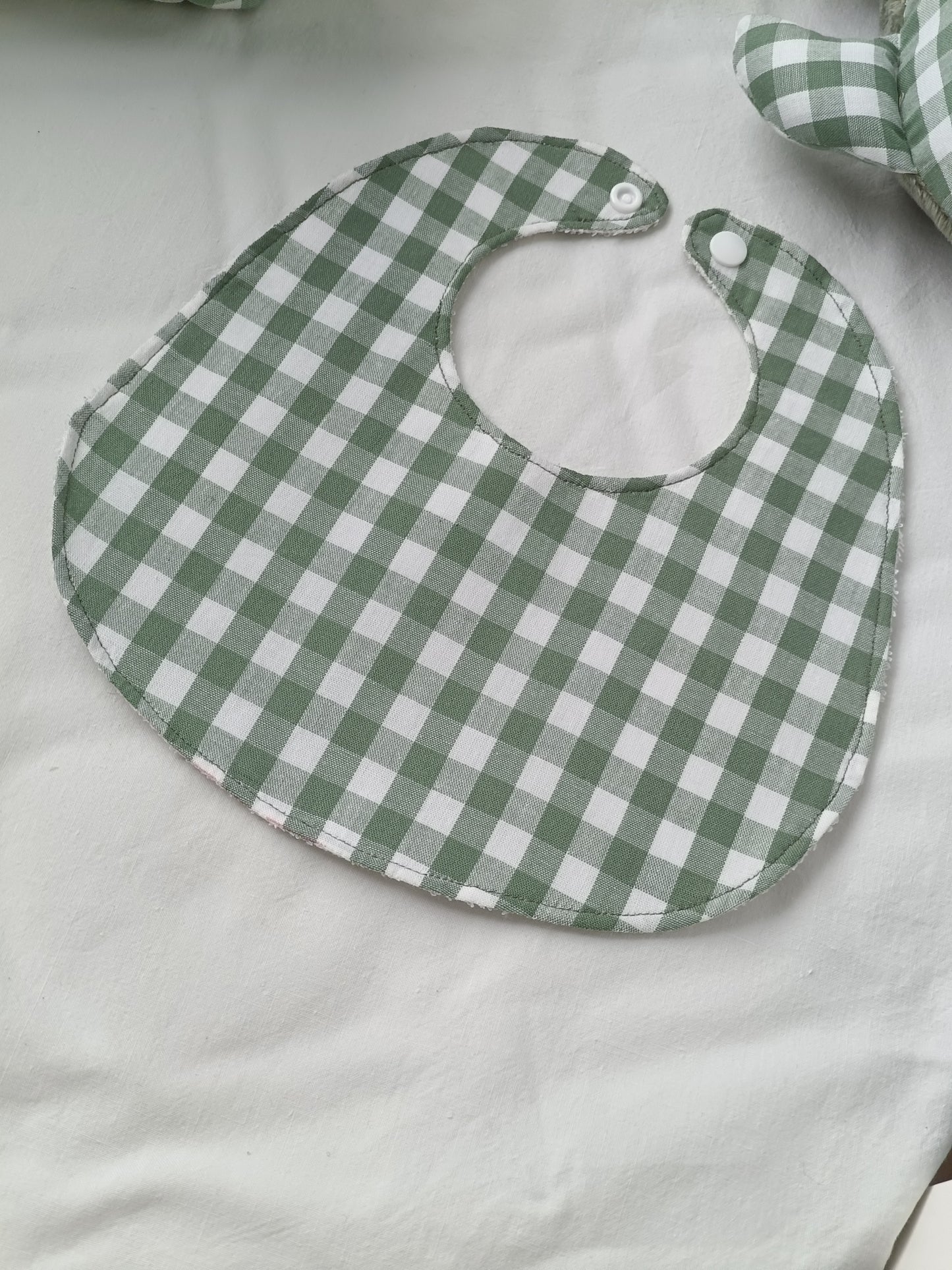Pack bebé vichy verde