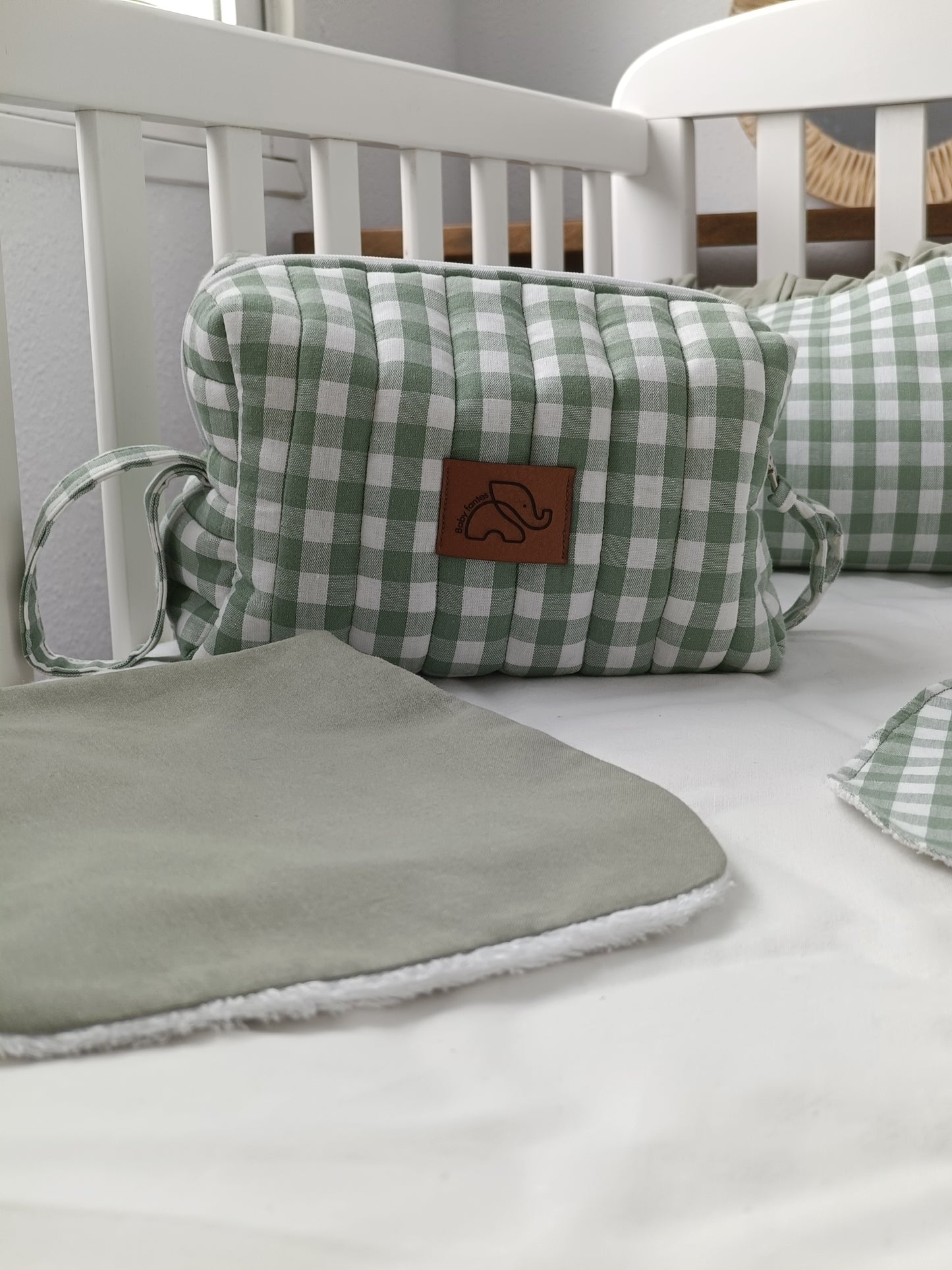 Pack bebé vichy verde