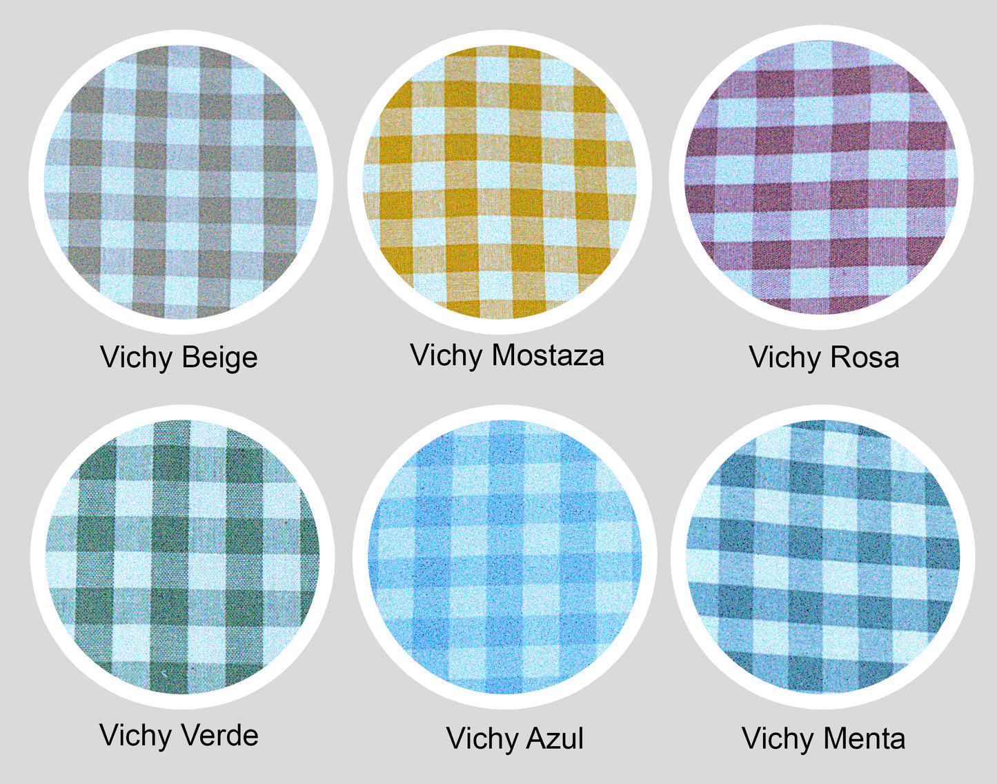 Contenedor/cesta vichy verde